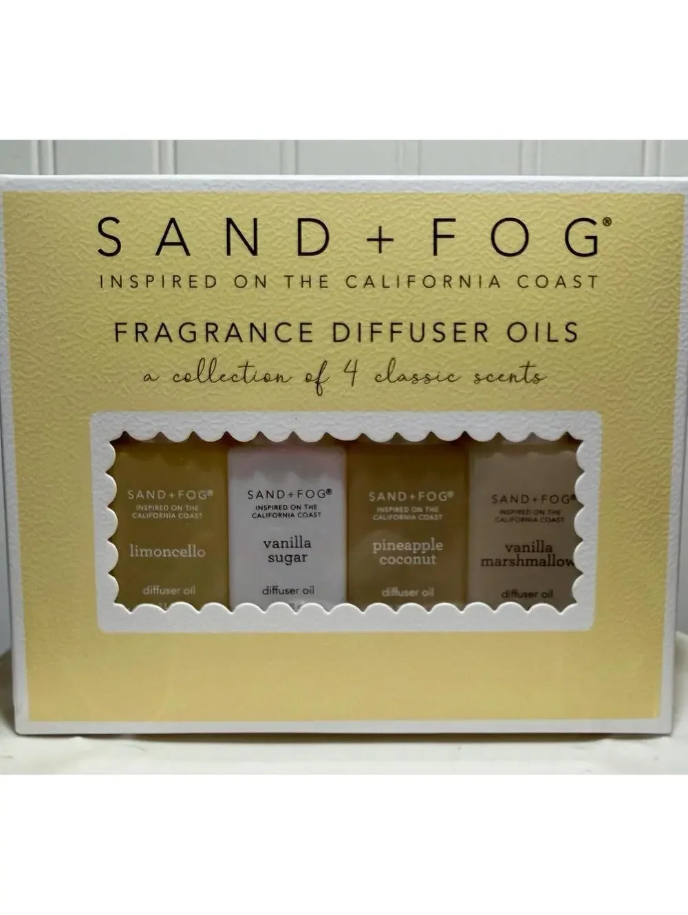 Sand + Fog Fragrance Diffuser Oils Gift Set Limoncello Vanilla Sugar NEW